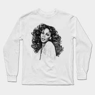 Donna Summer  portrait Long Sleeve T-Shirt